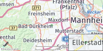 Google Map of Ellerstadt