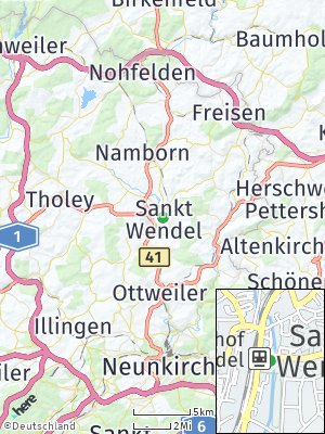 Here Map of Sankt Wendel