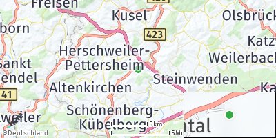 Google Map of Quirnbach / Pfalz