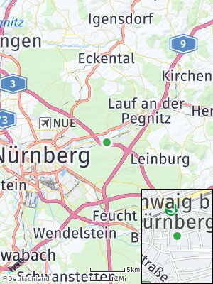 Here Map of Schwaig bei Nürnberg