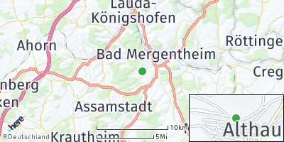 Google Map of Althausen