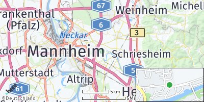 Google Map of Ilvesheim