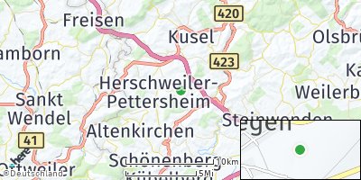 Google Map of Wahnwegen