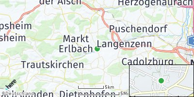 Google Map of Wilhermsdorf