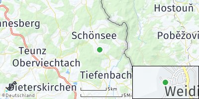 Google Map of Weiding bei Oberviechtach