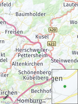 Here Map of Wahnwegen
