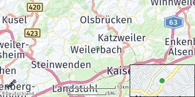 Google Map of Weilerbach
