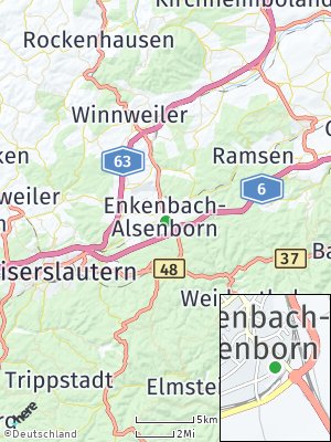 Here Map of Enkenbach-Alsenborn