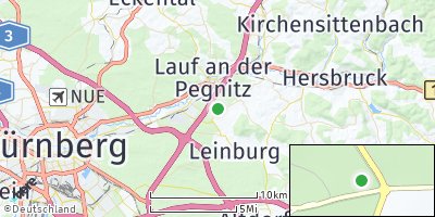 Google Map of Letten an der Pegnitz