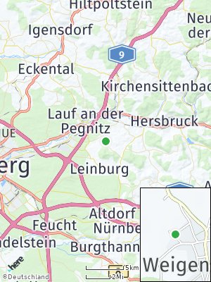 Here Map of Weigenhofen