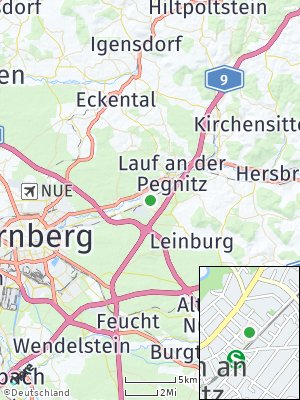 Here Map of Röthenbach an der Pegnitz