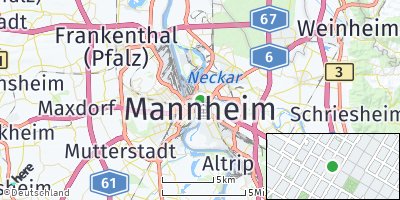 Google Map of Schwetzingerstadt