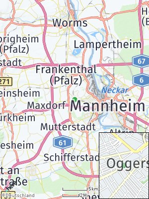 Here Map of Oggersheim