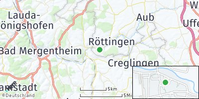 Google Map of Tauberrettersheim