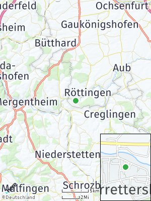 Here Map of Tauberrettersheim