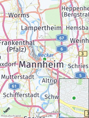 Here Map of Mannheim