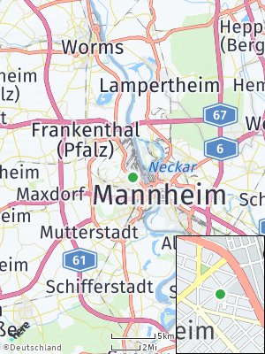 Here Map of Friesenheim / Nord