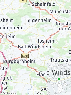 Here Map of Bad Windsheim
