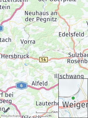 Here Map of Weigendorf