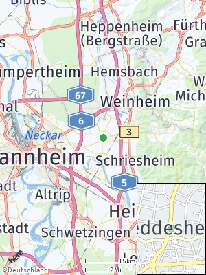 Here Map of Heddesheim