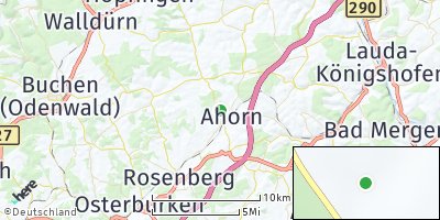 Google Map of Ahorn