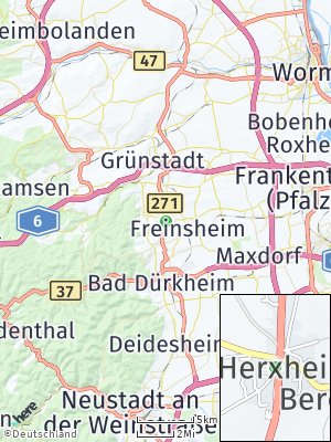 Here Map of Herxheim am Berg