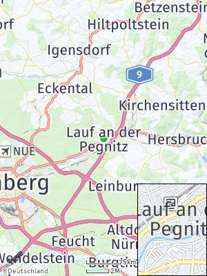 Here Map of Lauf an der Pegnitz