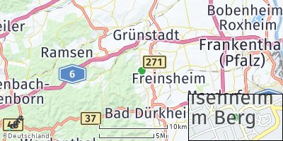 Google Map of Weisenheim am Berg