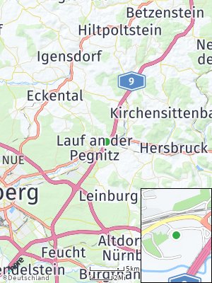 Here Map of Heuchling an der Pegnitz