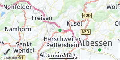 Google Map of Albessen