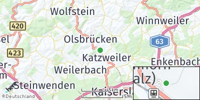 Google Map of Hirschhorn / Pfalz