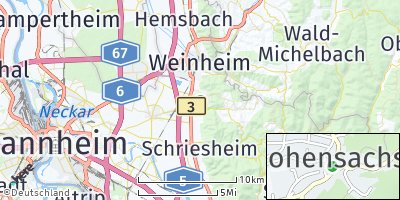 Google Map of Hohensachsen