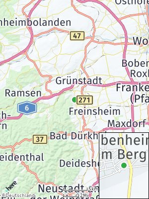 Here Map of Bobenheim am Berg