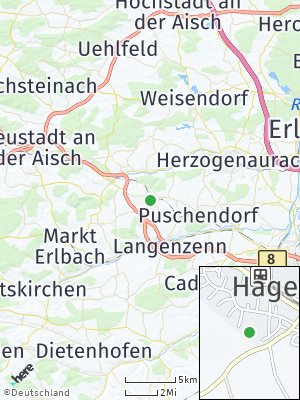 Here Map of Hagenbüchach