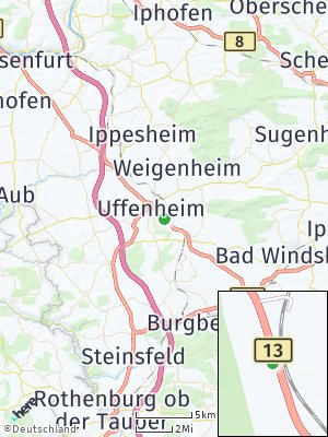 Here Map of Uffenheim