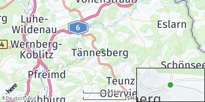 Google Map of Tännesberg
