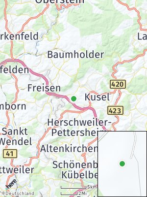 Here Map of Pfeffelbach