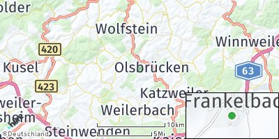 Google Map of Frankelbach