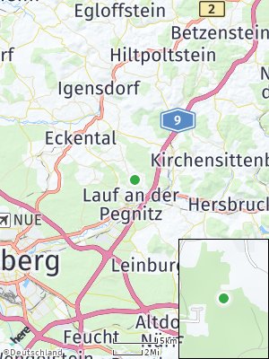 Here Map of Dehnberg an der Pegnitz