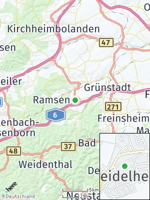 Here Map of Hettenleidelheim