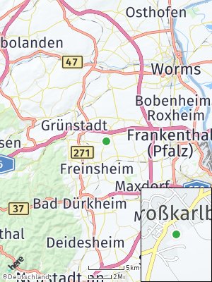 Here Map of Großkarlbach