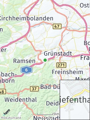 Here Map of Tiefenthal