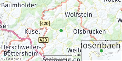 Google Map of Bosenbach