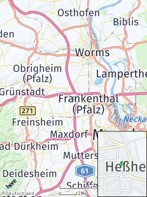 Here Map of Heßheim