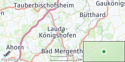 Google Map of Königshofen