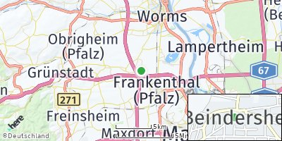 Google Map of Beindersheim