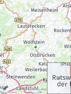 Here Map of Rutsweiler an der Lauter
