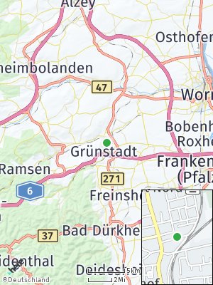 Here Map of Grünstadt