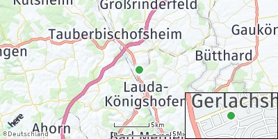 Google Map of Gerlachsheim