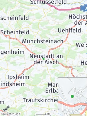 Here Map of Neustadt an der Aisch